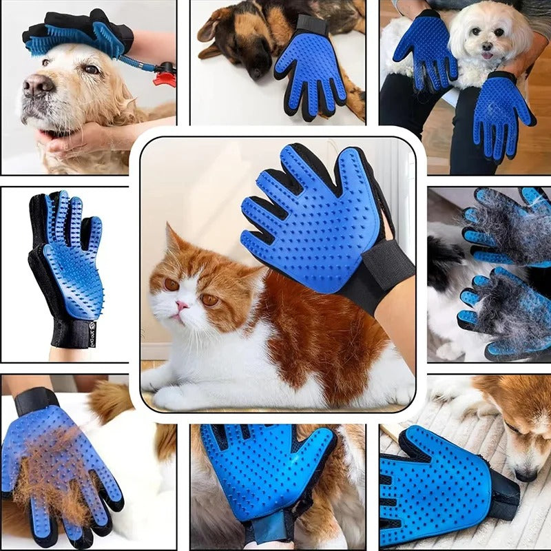 Guante Cepillo Quita Pelos para Mascotas